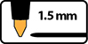 1.5 mm Pencil Point tip