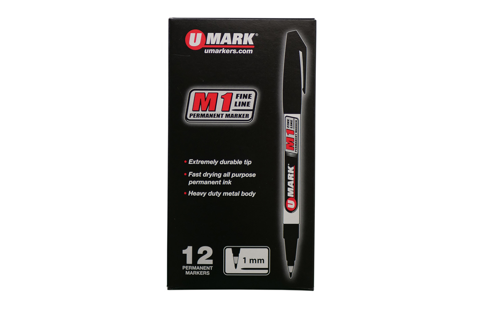 U-Mark M15 Extra Large Chisel Tip Permanent Marker