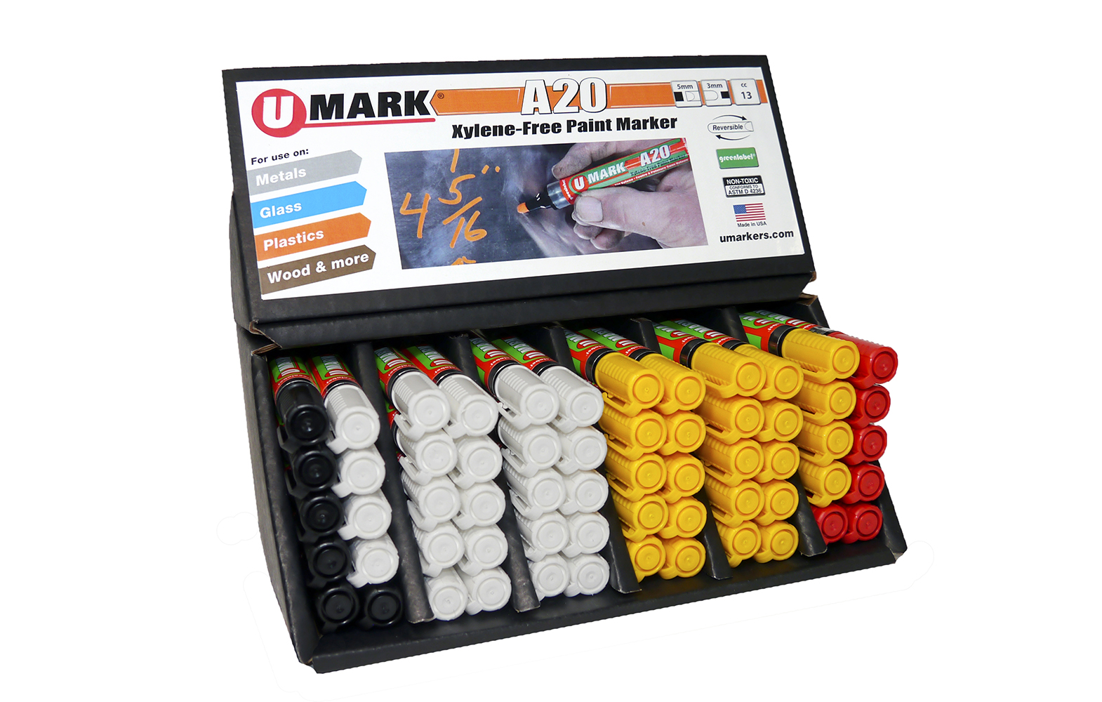A10 and A20 Paint Marker Displays