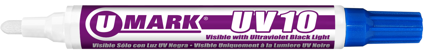 UV 10 Visible with Ultraviolet Black Light