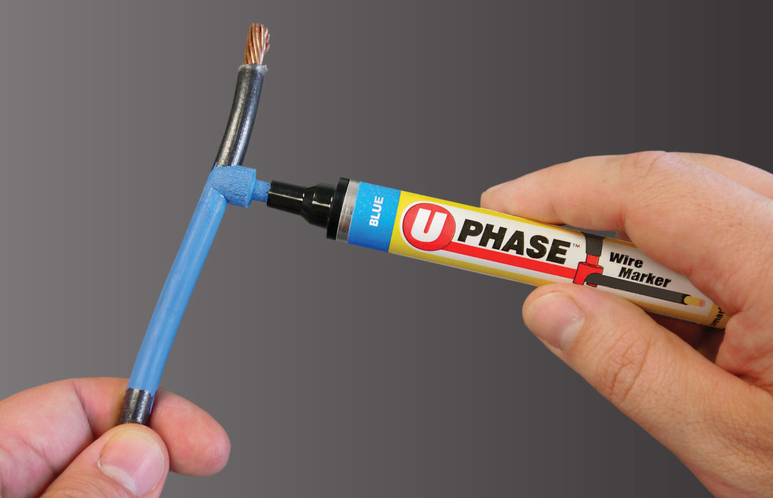 U-Phase® Wire Marker Pack - Blue, Red, White, Green - U-Mark, Inc